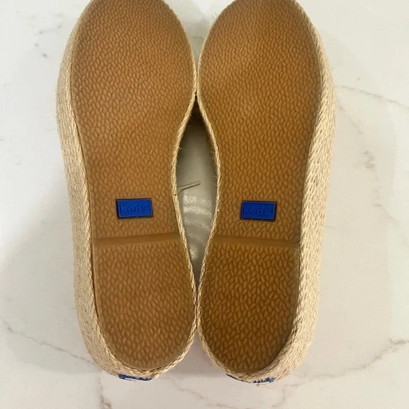 Women x Rifle Paper Co Triple Kick Jute Margaux Platform Casual Sneakers Size 8 - Picture 3 of 7